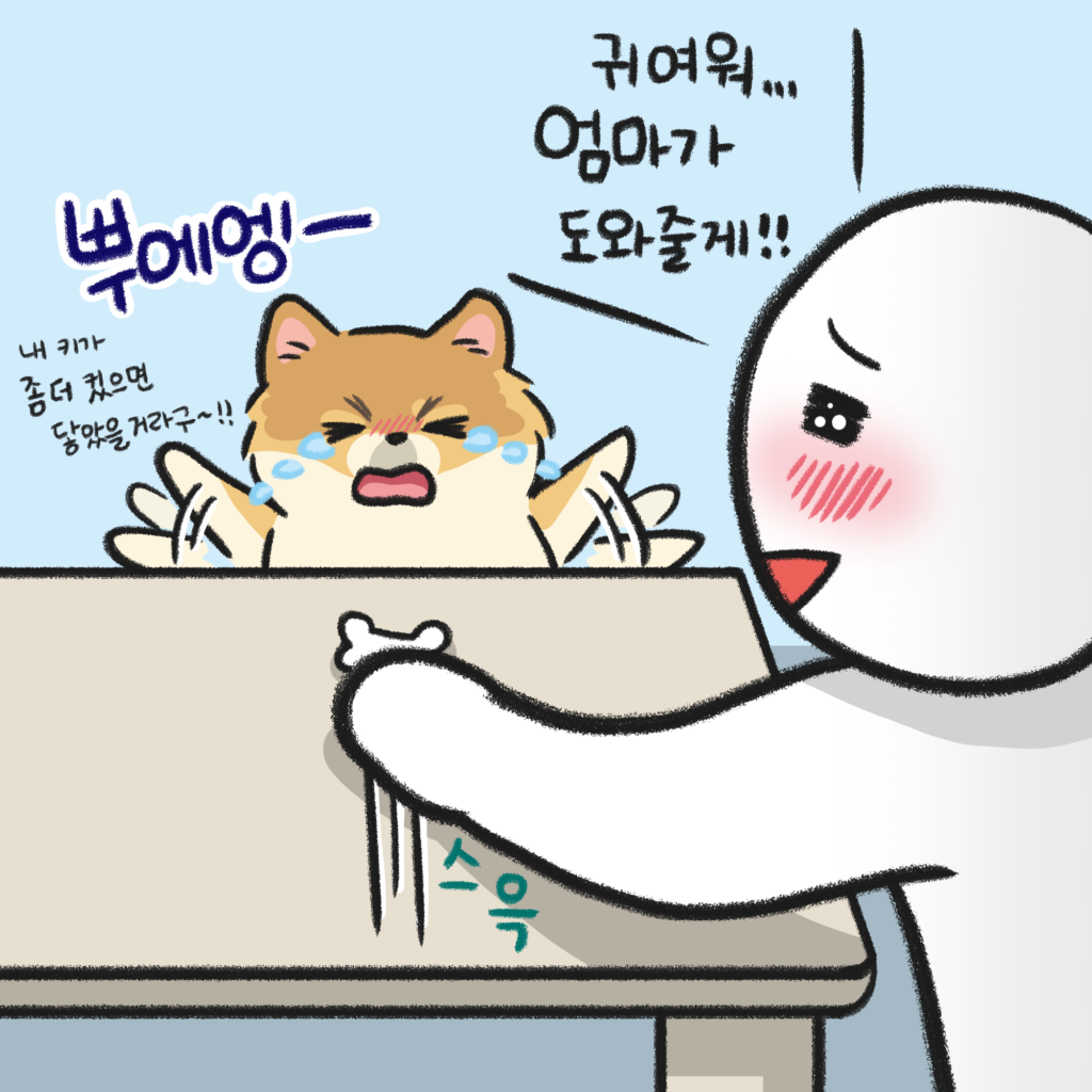 강아지 땡깡
