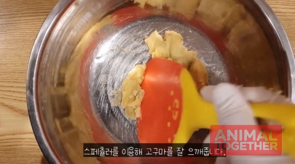 출처 : YOUTUBE '베이컹리TV' - 강아지 버터링 레시피