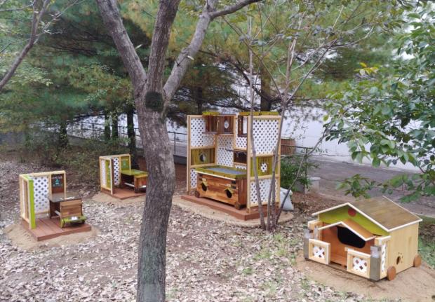천안시 시청 안에 길고양이 쉼터가 마련됐다. 사진 천안시
